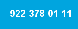 922 378 01 11